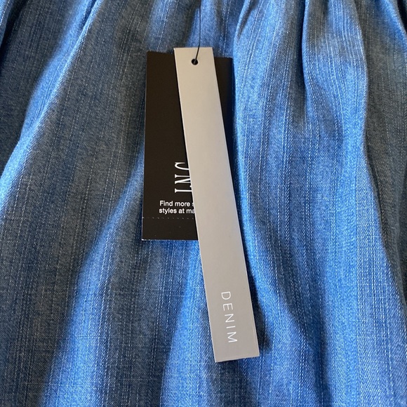 Inc denim peplum top M new with tags NWT - Picture 11 of 13